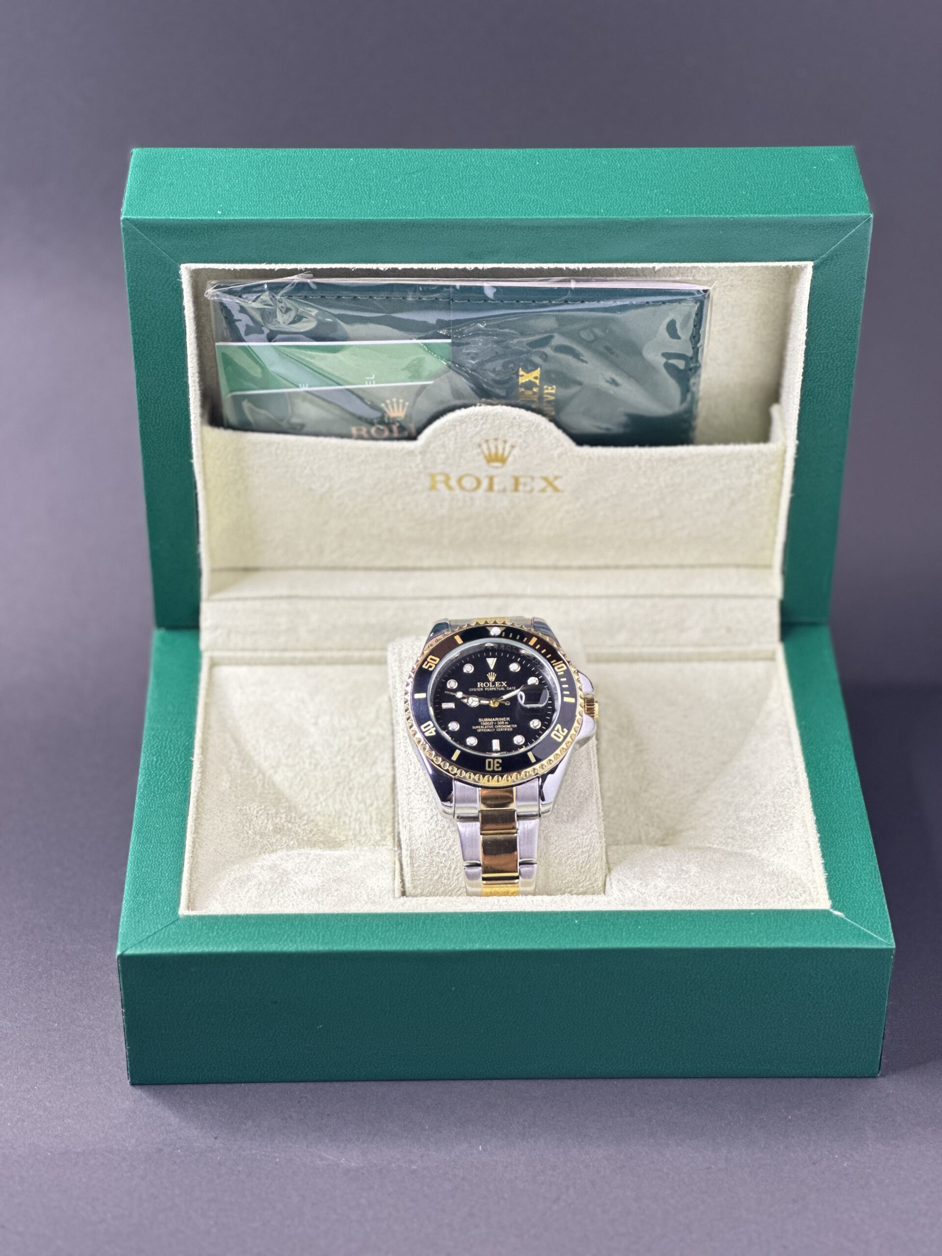 Rolex Submariner Truetone Black Dial with Rotating Bezel & Stainless Steel - Image 5