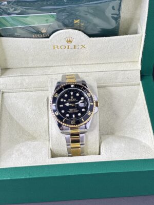 Rolex Submariner Truetone Black Dial with Rotating Bezel & Stainless Steel