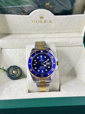 Rolex Submariner Truetone Blue Dial with Rotating Bezel & Stainless Steel