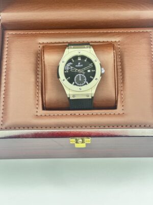 Hublot Classic Fusion Black Titanium with Leather Silicon Strap
