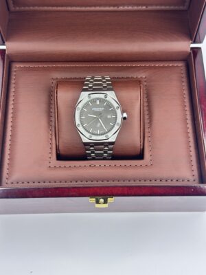Audemars Piguet Royal Oak Black Dial & Stainless Steel Silver Bracelet