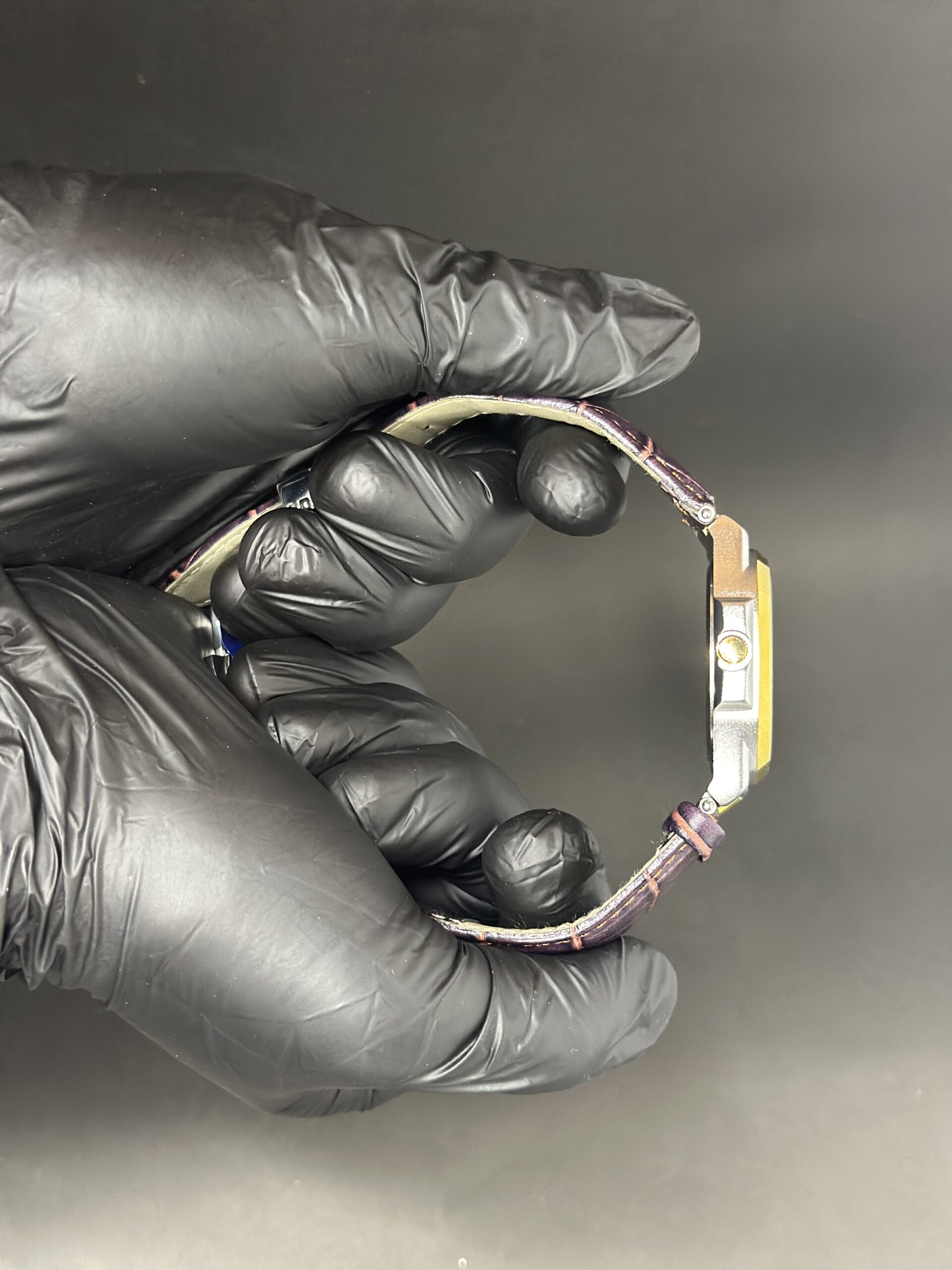 Patek Philippe White Dial with Leather Straps - Image 3